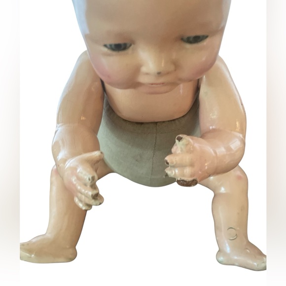 Vintage Effanbee Dolls Walk Talk Sleep Bubbles 18" Composition Baby Doll - Picture 7 of 13